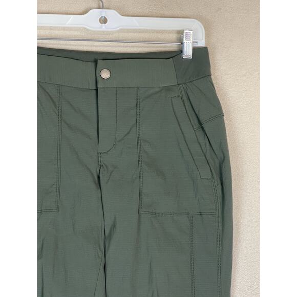 Athleta Pants Womens 2 Dark Green Trekkie Jogger 2.0 Tapered Elastic Waist - Picture 2 of 13